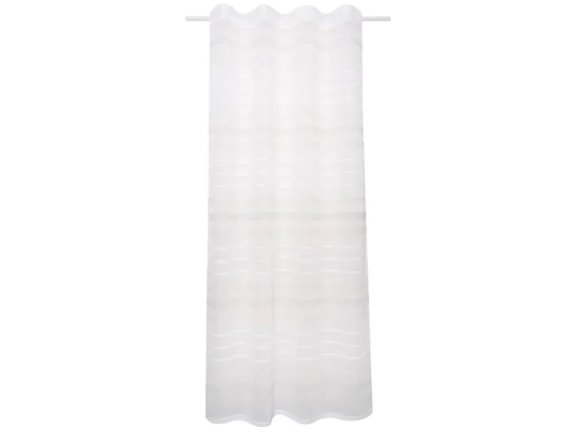 Sehlbach Vorhänge|Gardinen^Fertigschal Multiband Webstreifen Bunt 135 cm x 245 cm Weiß