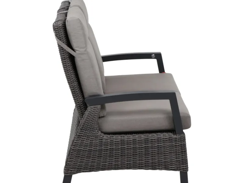 Siena Garden Sofas^2er Sofa Corido Charcoalgrey 83 cm x 146 cm x 101 cm