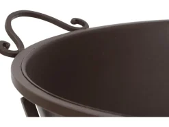 Siena Garden Hocker^Feuerschale Antik, Metall pulverbeschichtet,