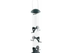 Siena Garden Vogelbedarf^Futterspender Feeder Basic Kunststoff Grün Ø 13,4 cm x 43 cm