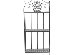 Siena Garden Mosaik|Weitere Regale^Regal Como 63 cm x 29 cm x 142 cm Grau Mosaik