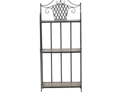 Siena Garden Regal Prato 63 cm x 29 cm x 142 cm Schwarz Mosaik