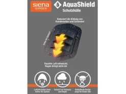 Siena Garden Schutzhülle Lounge-Sessel AquaShield Hellgrau 100 x 100 x 70 cm
