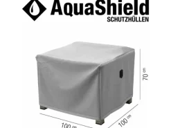 Siena Garden Schutzhülle Lounge-Sessel AquaShield Hellgrau 100 x 100 x 70 cm
