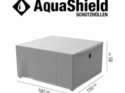Siena Garden Hocker^Schutzhülle Sitzgruppe AquaShield Hellgrau 160 cm x 150 cm x 85 cm