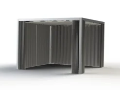 Siena Garden Insektenschutz^Seitenteile für Schattenmanufaktur Silber-Grau 300 cm x 210 cm