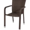 Siena Garden Sessel^Stapelsessel Minas Braun 60 cm x 56 cm x 83 cm