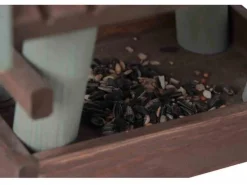 Siena Garden Vogelbedarf^Vogelhaus Kiefer Braun und Olive 29 cm x 26 cm x 24 cm FSC®