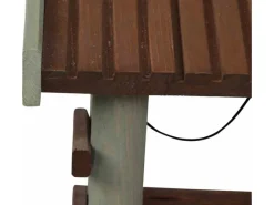 Siena Garden Vogelbedarf^Vogelhaus Kiefer Braun und Olive 29 cm x 26 cm x 24 cm FSC®