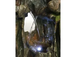 Vogeltränken^Silex Kunststeinbrunnen Ginkgo