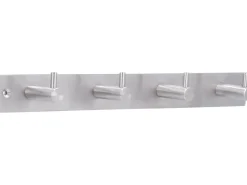 Siro Hakenleiste 1890 Edelstahl Länge 322 mm 4 Haken