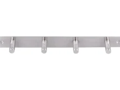 Siro Hakenleiste 1890 Edelstahl Länge 322 mm 4 Haken