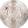 Sitting Ball Hocker Skins Schneeluchs 150 l Weiß Fellimitat-Muster