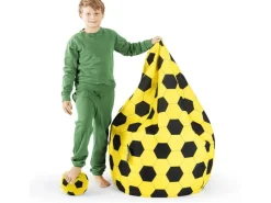 Sitting Point Sitzsack BeanBag Fankurve 220 l Fußball-Muster