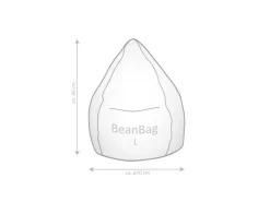 Sitting Point Sitzsäcke^Sitzsack BeanBag Kicker 120 l Grün Fußball-Muster