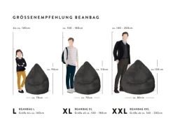 Sitting Point Sitzsack BeanBag Marla 300 l