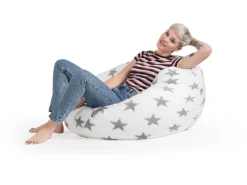 Sitting Point Sitzsack BeanBag Fluffy 220 l Sternen-Muster