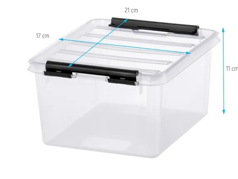 SmartStore Stifte^Aufbewahrungsbox Classic mit Deckel 2 l