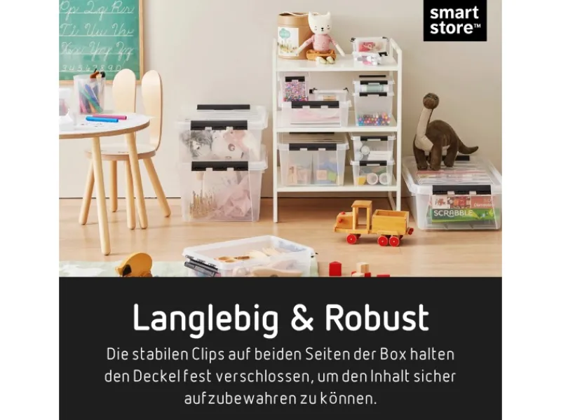 SmartStore Stifte^Aufbewahrungsbox Classic mit Deckel 2 l