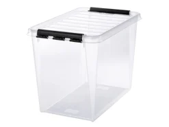 SmartStore Bettwäsche^Aufbewahrungsbox Classic mit Deckel 66 l