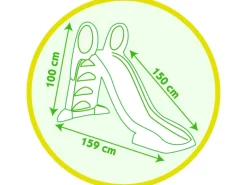 Leitern^Smoby Rutsche GM mit Wasseranschluss 159 cm x 68 cm x 100 cm Mehrfarbig