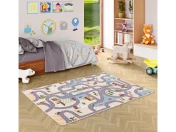 Snapstyle Kinder Spiel Straßenteppich 200x300cm