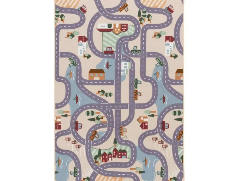 Snapstyle Kinder Spiel Straßenteppich 200x300cm