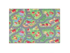 Bastelzubehör^Snapstyle Kinder Spiel Straßenteppich Grün 80x160cm