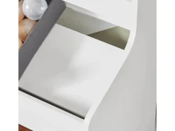 SoBuy Aufbewahrung|Regal Weiß^Bücherregal für Kinder Kinderregal mit 2 Boxen Aufbewahrungsregal KMB71-W