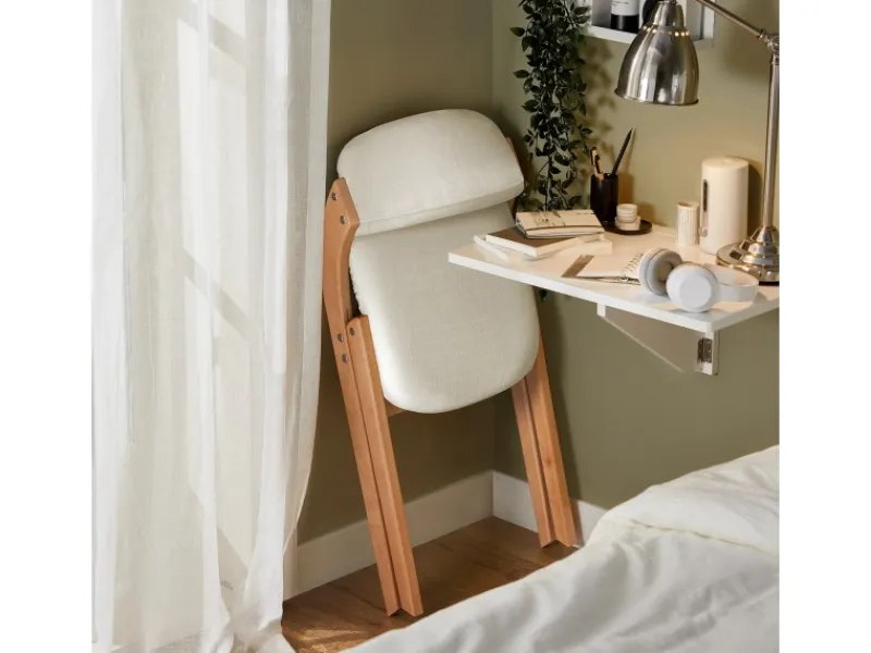 SoBuy Esszimmerstuhl Klappstuhl Küchenstuhl Polsterstuhl mit Lehne FST92-W