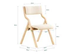 SoBuy Stühle^Esszimmerstuhl Klappstuhl Küchenstuhl Polsterstuhl mit Lehne FST40-W