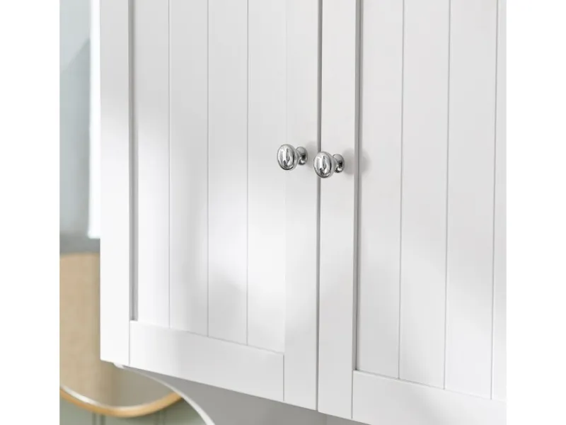 SoBuy Hängeschrank Badezimmerschrank Wandschrank Küchenschrank BZR84-W