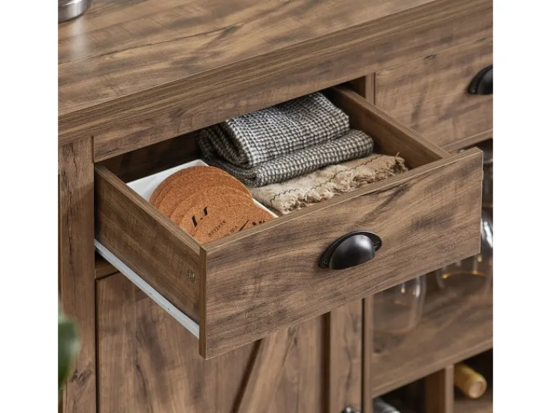 SoBuy Kommode^Kücheninsel Freistehend Küchenschrank Sideboard Buffet Vintage SVW20-N