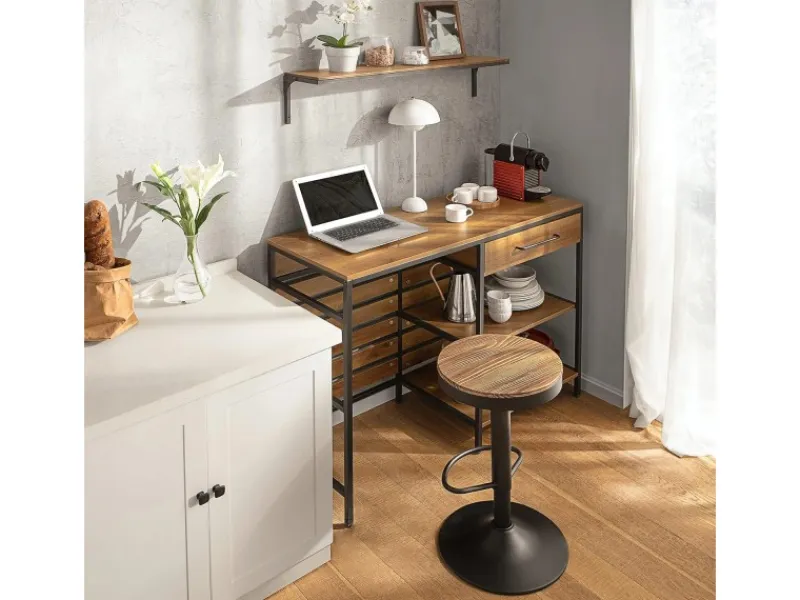 SoBuy Kommode^Kücheninsel Sideboard Kommode Küchenschrank Flurschrank Vintage FSB71-PF