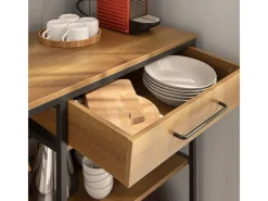 SoBuy Kommode^Kücheninsel Sideboard Kommode Küchenschrank Flurschrank Vintage FSB71-PF