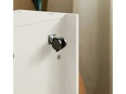 SoBuy Kinder Spielzeugtruhe Spielzeugkiste Aufbewahrungsbox Schuhbank KMB80-W