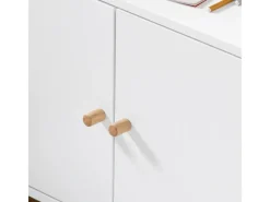 SoBuy Kinderregal Bücherregal Kinderzimmer Regal Aufbewahrungsregal KMB84-W