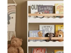 SoBuy Kinderregal Bücherregal für Kinder Wandregal Aufbewahrungsregal KMB77-W