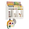 SoBuy Bücherregale|Sitzbänke^Kinderregal Bücherregal für Kinder Wandregal Hängeregal KMB46-W
