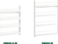 SoBuy Kinderregal Bücherregal Wandregal Hängeregal Weiß KMB08-W