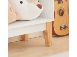 SoBuy Aufbewahrung|Regal Weiß^Kinderregal mit 3 Fächern Bücherregal Aufbewahrungsregal Weiß KMB47-W