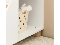 SoBuy Kinderregal mit 3 Fächern Spielzeugregal Bücherregal Standregal KMB54-W