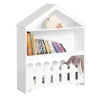 SoBuy Bücherregale^Kinderregal Set 2-teilig Aufbewahrungsregal für Kinder Bücherregal KMB52-W