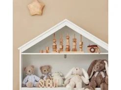 SoBuy Bücherregale^Kinderregal Set 2-teilig Aufbewahrungsregal für Kinder Bücherregal KMB52-W