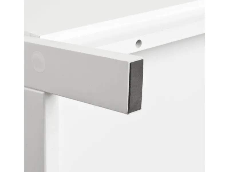 SoBuy Bücherregale^Leiterregal mit Ablagen und Schublade MDF Weiß FRG116-K-W