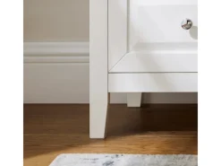 SoBuy Nachttisch Beistelltisch Sofatisch Nachtschrank Weiß FBT131-W