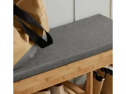 SoBuy Sitzbänke^Schuhbank mit Sitzfläche und Schubladen Sitzbank Natur Bambus FSR47-N