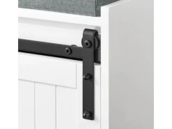 SoBuy Schuhbank mit Sitzfläche Sitzbank mit Stauraum Schuhregal 90x46x35cm Weiß FSR133-K-W