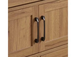 SoBuy Servierwagen Küchenwagen Rollwagen mit Schubladen und Weinregal 67x88x37cm FKW134-N