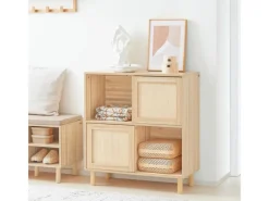 SoBuy Sideboards|Kommode^Sideboard Kommode Küchenschrank Flurschrank Lowboard Natur FSB87-N